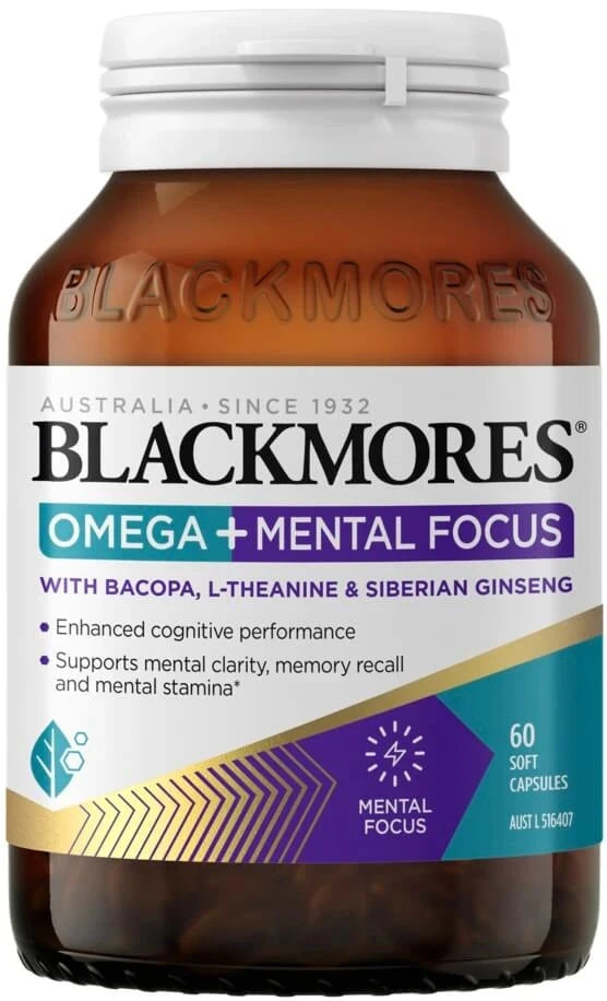 Blackmores Omega and Mental Focus | Mr Vitamins