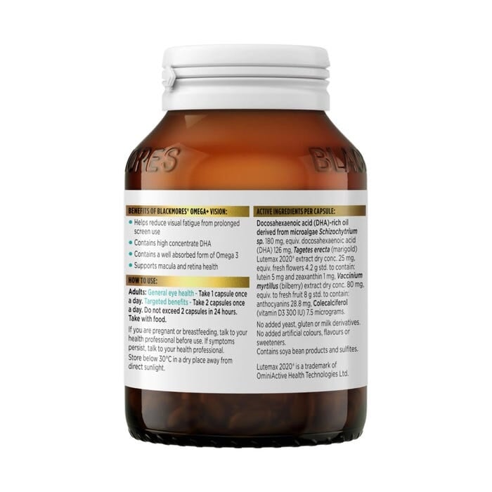 Blackmores Omega and Vision | Mr Vitamins