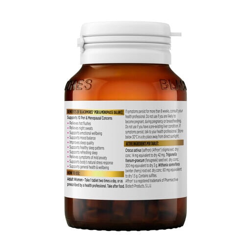 Blackmores Peri and Menopause Balance | Mr Vitamins