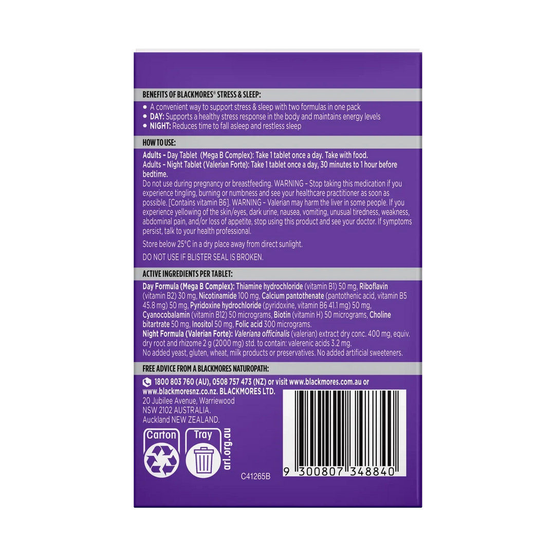 Blackmores Stress and Sleep | Mr Vitamins
