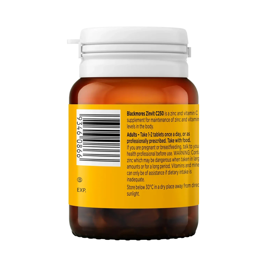 Blackmores Zinvitc250 | Mr Vitamins