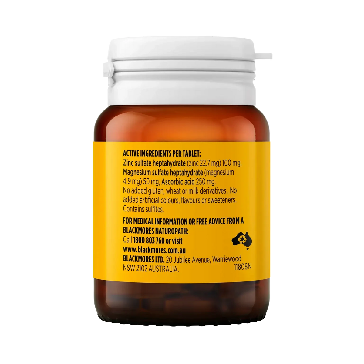 Blackmores Zinvitc250 | Mr Vitamins