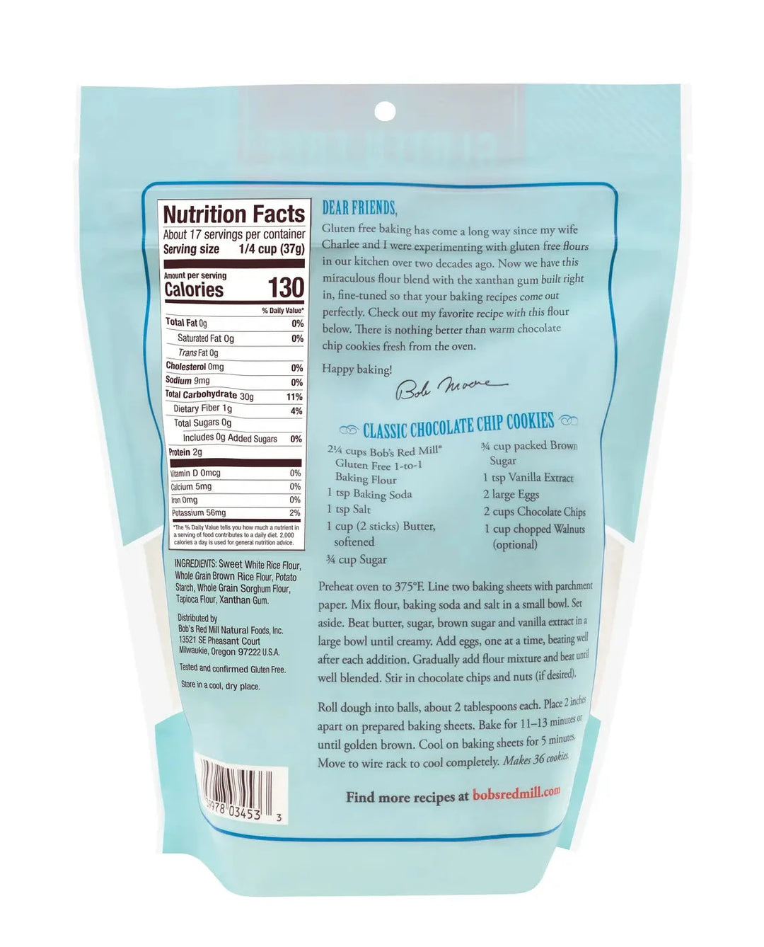 Bobs Red Mill Gluten Free 1-to-1 Baking Flour