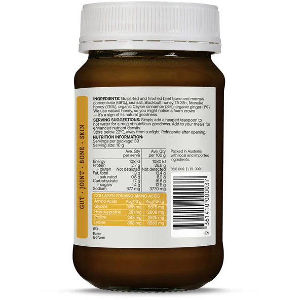 BOTB Broth Conc Manuka Honey Cinnamon Ginger
