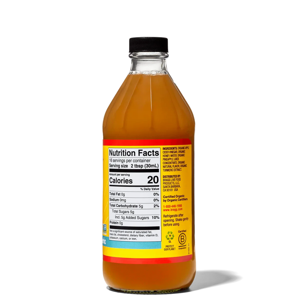 BRAGG Apple Cider Vinegar Pineapple Turmeric 473ml
