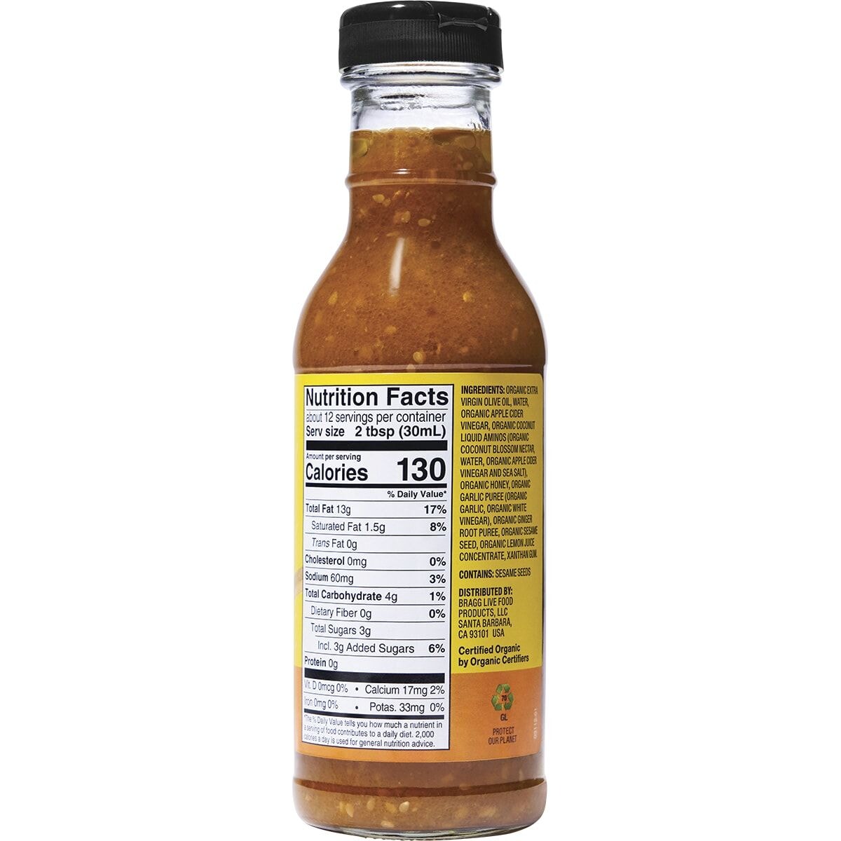Bragg Ginger and Sesame Salad Dressing