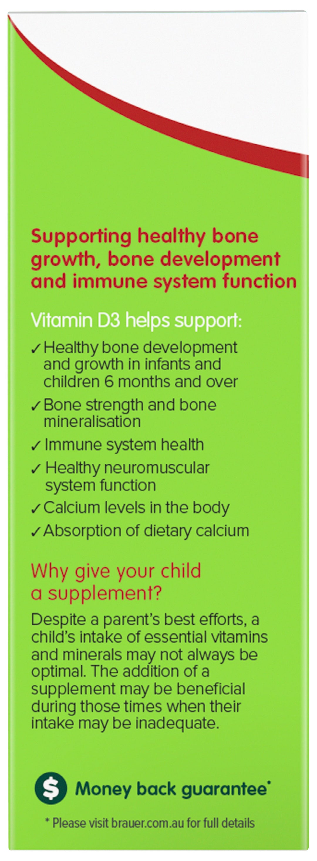 Brauer Baby And Kids Liduid Vitamin D 400iu