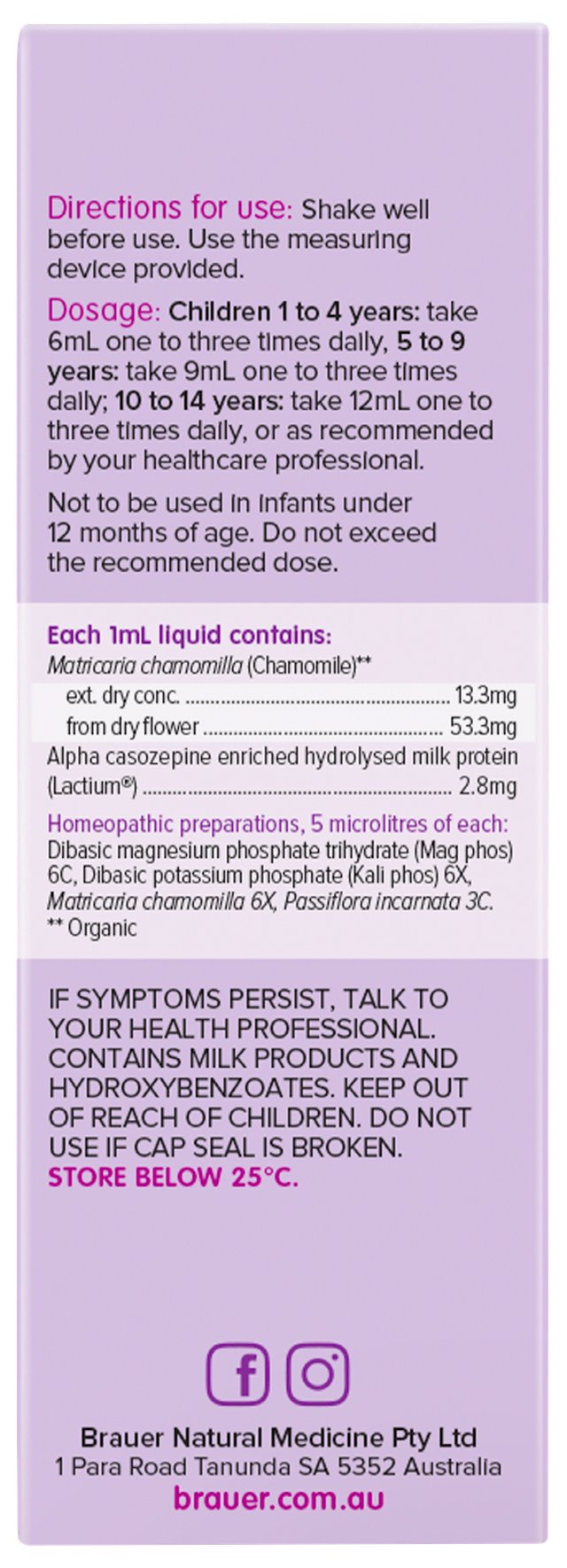 Brauer Baby & Child Calm Liquid