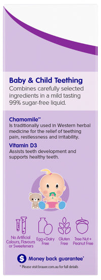 Brauer Baby & Child Teething Oral Liquid | Mr Vitamins