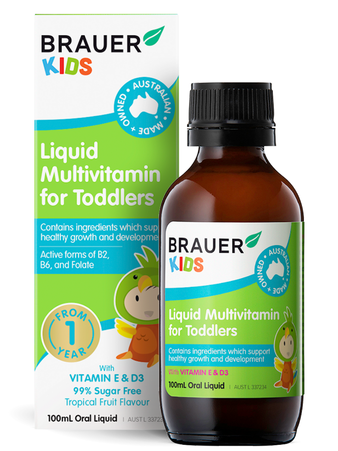 Brauer Baby & Kids Liquid Multivitamin For Toddler