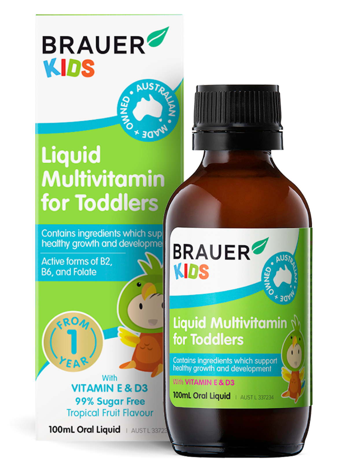 Brauer Baby & Kids Liquid Multivitamin For Toddler