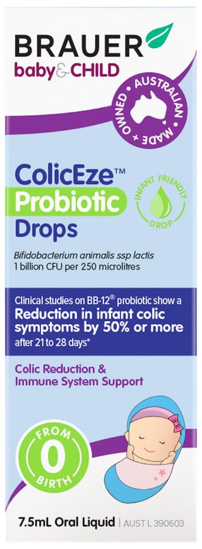 Brauer Coliceze Probiotic Drops for infants