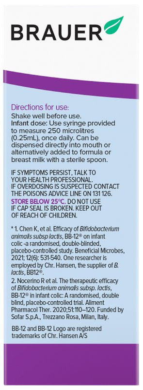 Brauer Coliceze Probiotic Drops for infants