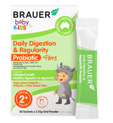Brauer Daily Digestion & Regularity Probiotic for Kids
