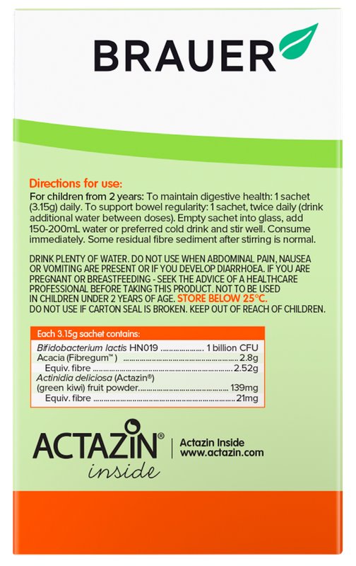 Brauer Daily Digestion & Regularity Probiotic for Kids