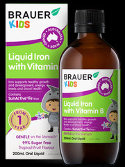 Brauer Kids Liquid Iron Vitamin B