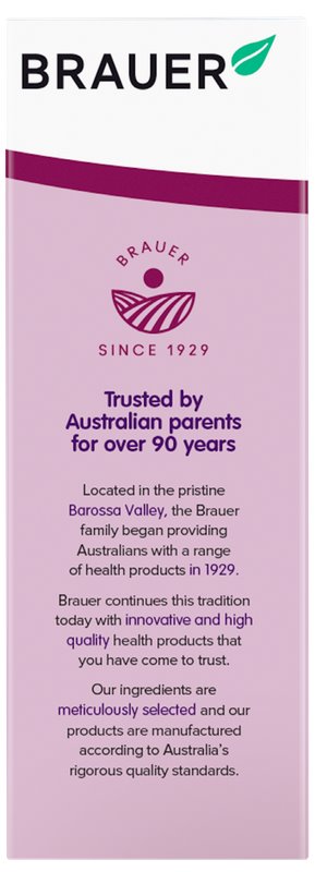 Brauer Sambucus Black Elderberry Cold & Flu Forte for Kids