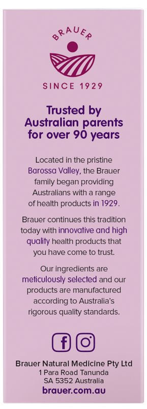Brauer Sambucus Black Elderberry Little Sniffles for Infants & Kids