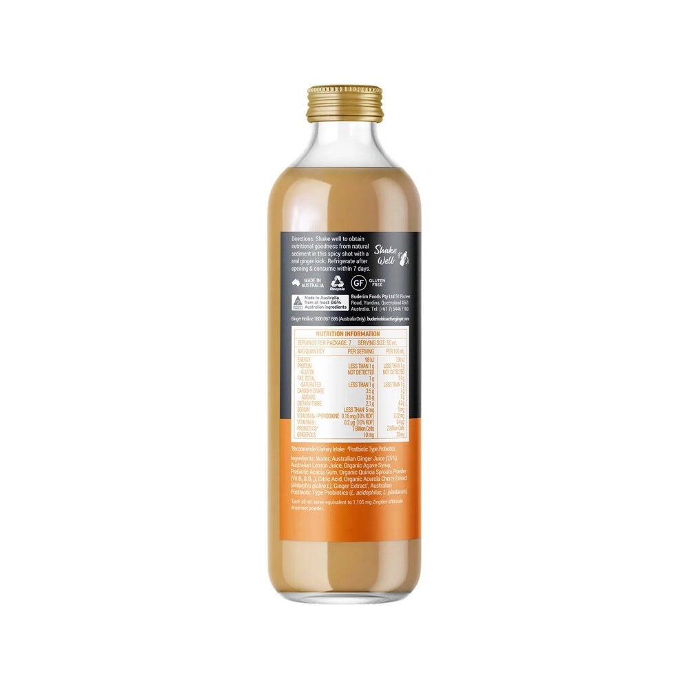 BUDERIM GINGER Bioactive + Immunity Shot