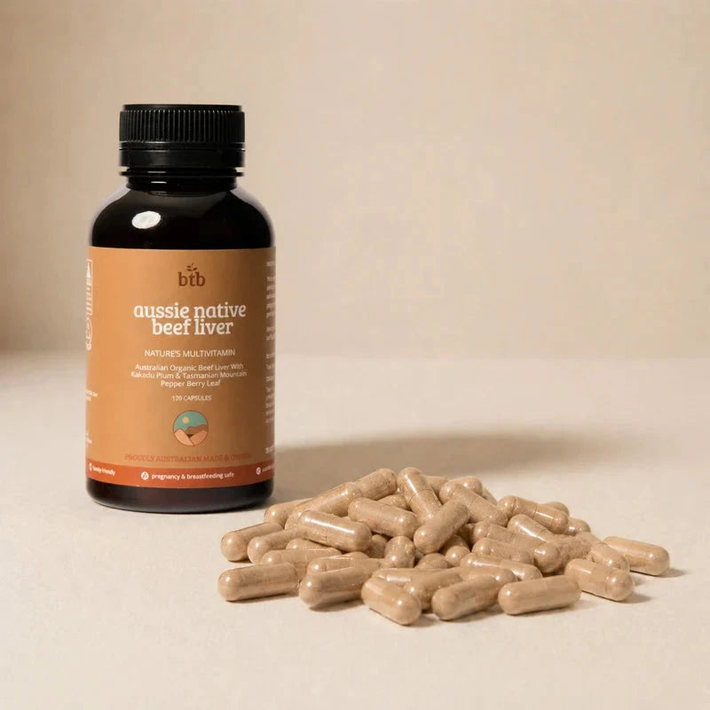Bush Tucker Blends AUSSIE NATIVE BEEF LIVER CAPSULES | Mr Vitamins