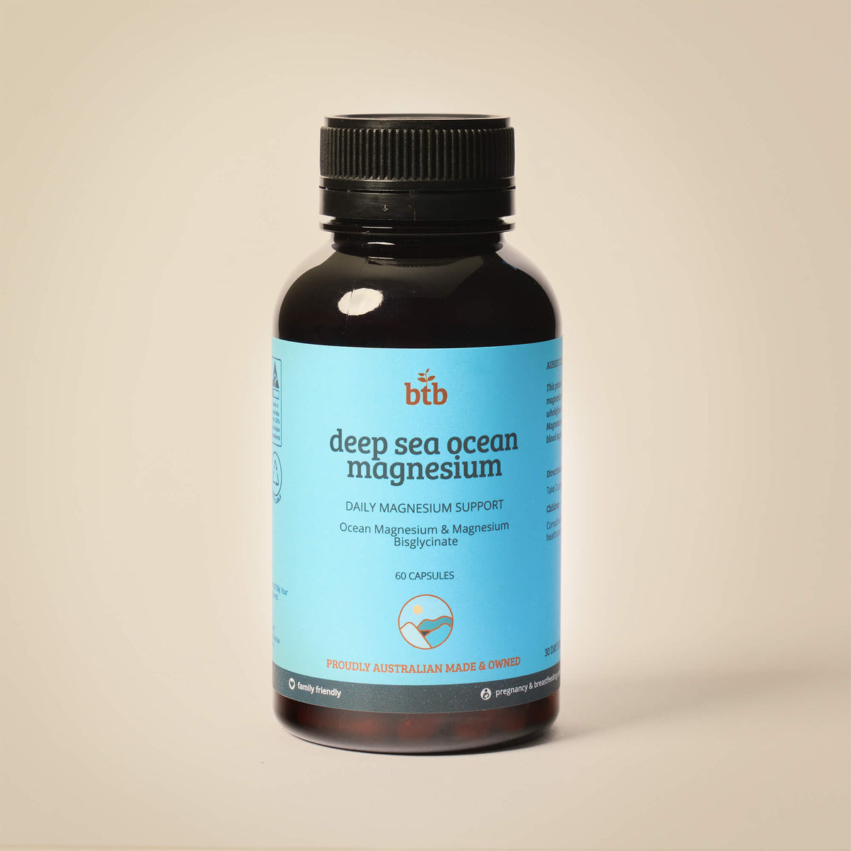 Bush Tucker Blends DEEP SEA OCEAN MAGNESIUM CAPSULES | Mr Vitamins