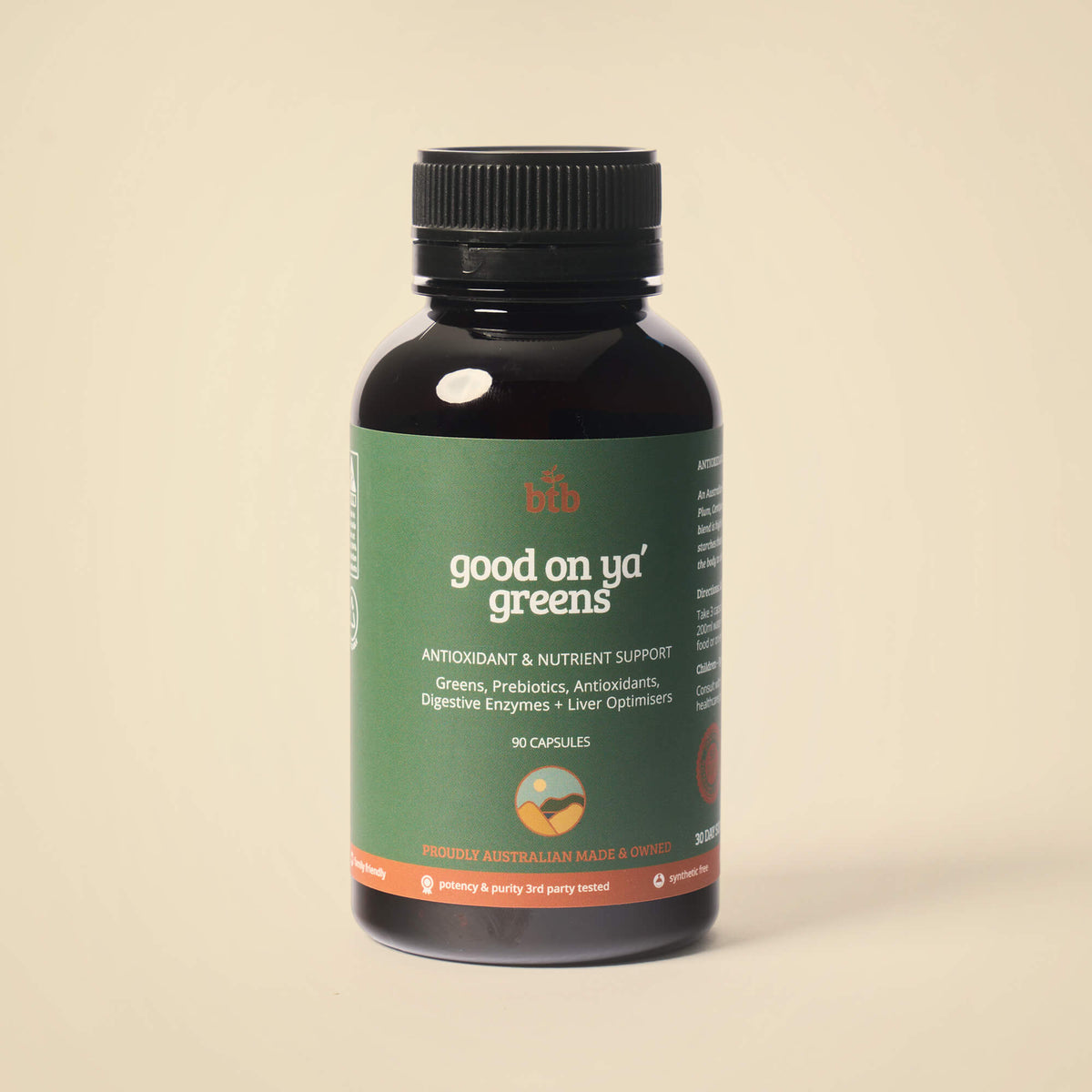 Bush Tucker Blends GOOD ONYA GREENS CAPSULES | Mr Vitamins