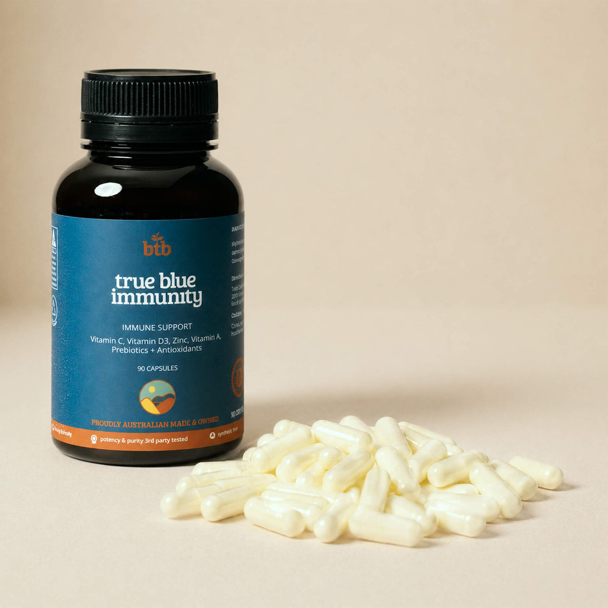 Bush Tucker Blends TRUE BLUE IMMUNITY CAPSULES | Mr Vitamins