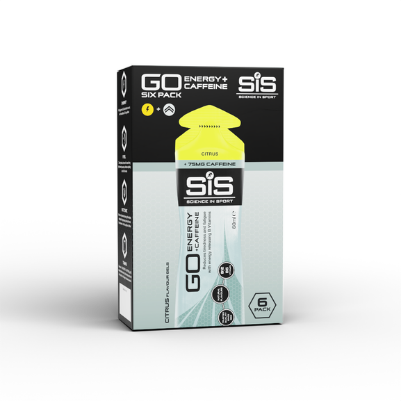 Science in Sport GO plus Caffeine Gels 6pack