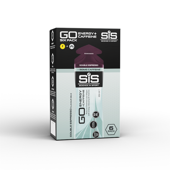 Science in Sport GO plus Caffeine Gels 6pack