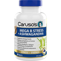 Carusos Mega B Stress + Ashwagandha | Mr Vitamins
