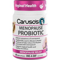 Carusos Menopause Probiotic | Mr Vitamins
