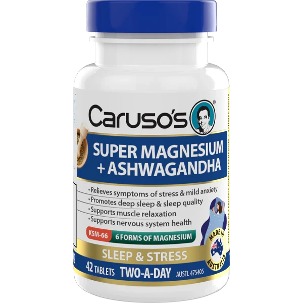 Carusos Super Magnesium + Ashwagandha