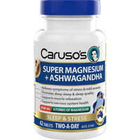 Carusos Super Magnesium + Ashwagandha | Mr Vitamins