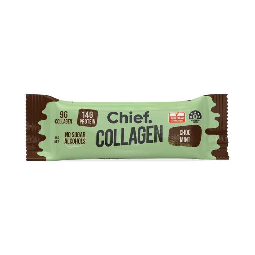 Chief Choc Mint Collagen Bar