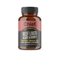 Chief Organic Beef Liver Heart & Kidney Capsules | Mr Vitamins