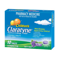 Claratyne Grape Chewable 5mg (Children) | Mr Vitamins