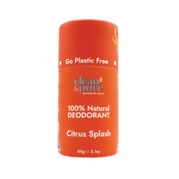 Clean and Pure Citrus Splash Natural Deodorant | Mr Vitamins
