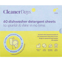Cleaner Days Dishwasher Detergent Sheets | Mr Vitamins