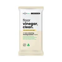 Cleanlife Vinegar Clean Floor Plastic Free Wipes | Mr Vitamins