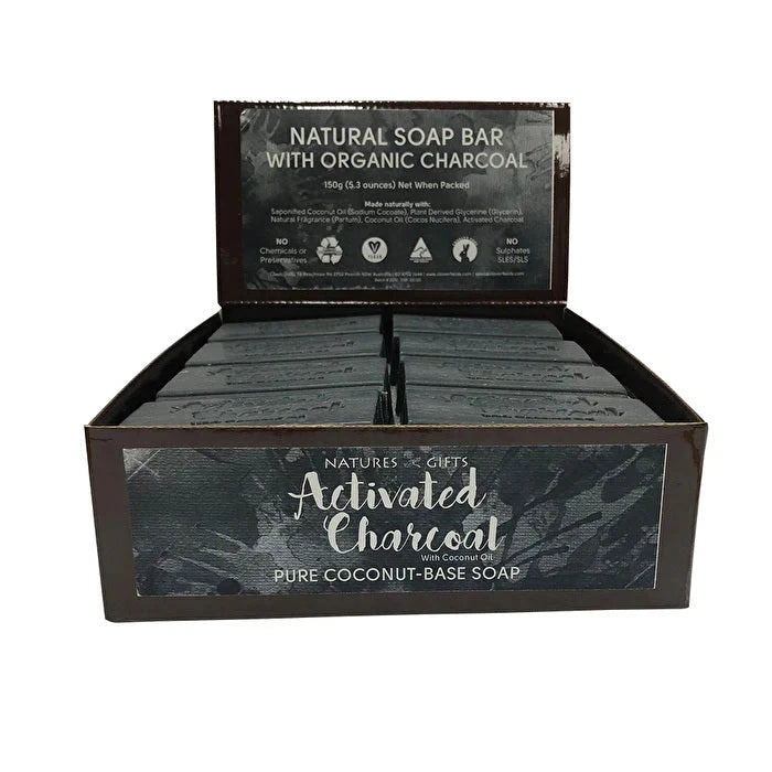 Cloverfields Charcoal with Coconut Activated Soap | Mr Vitamins