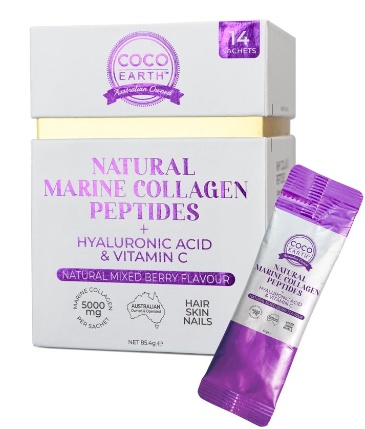 Coco Earth Marine Collagen Mixed Berry Sachet