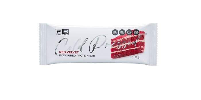 Fibre Boost Cold pressed protein bar - Red Velvet