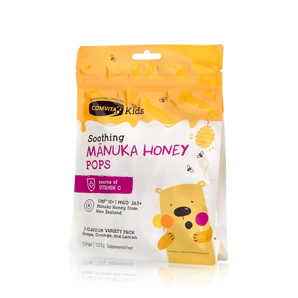 Comvita Kids Soothing Manuka Pops - 3 Flavours | Mr Vitamins