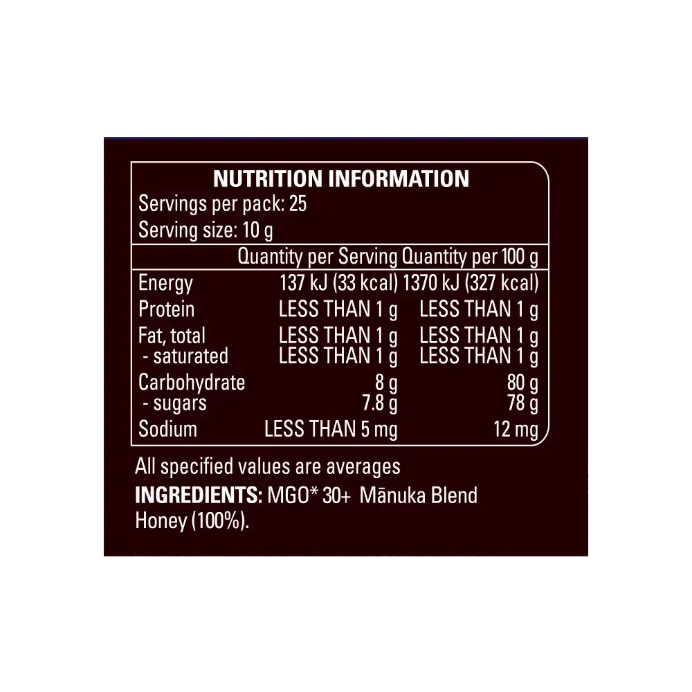 Comvita Manuka Blend Honey MGO 30+ | Mr Vitamins