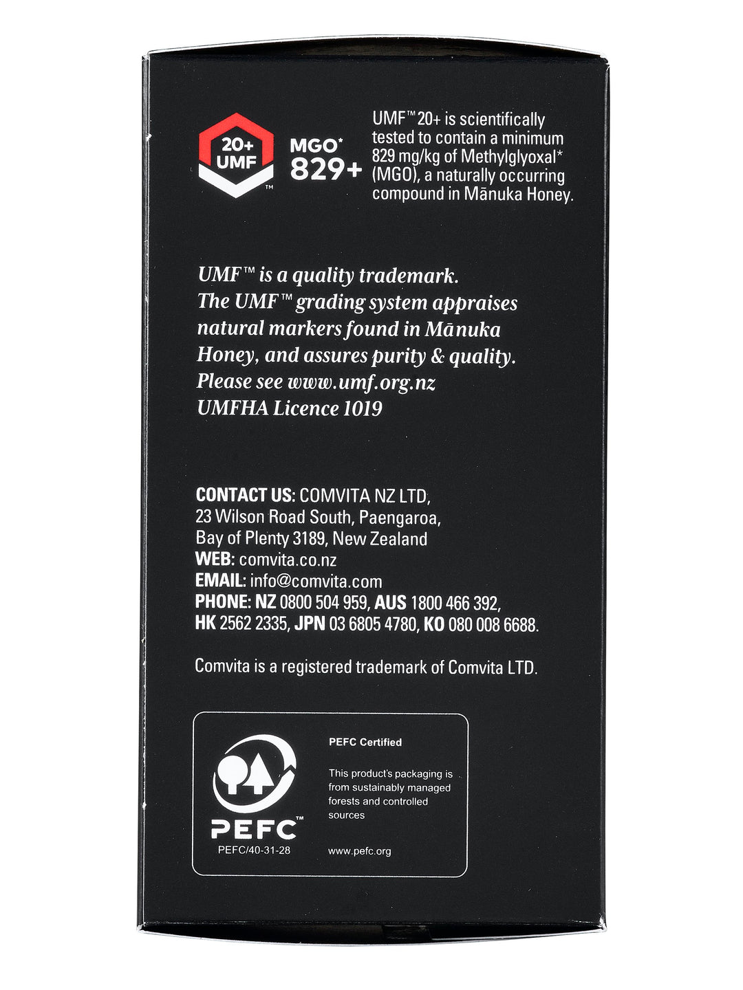 Comvita Manuka Honey UMF20+ | Mr Vitamins
