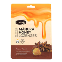 Comvita Soothing Manuka Honey Lozenges - Aniseed 40 pack | Mr Vitamins