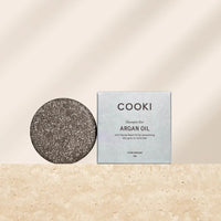 Cooki Haircare Argan Oil Shampoo Bar With Tin | Mr Vitamins