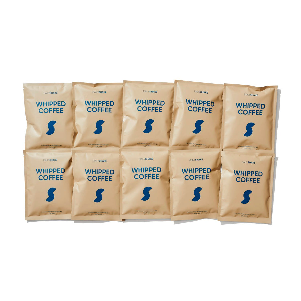 Daily Shake Whipped Coffee 10 Single Sachet Pack Meal Replacement