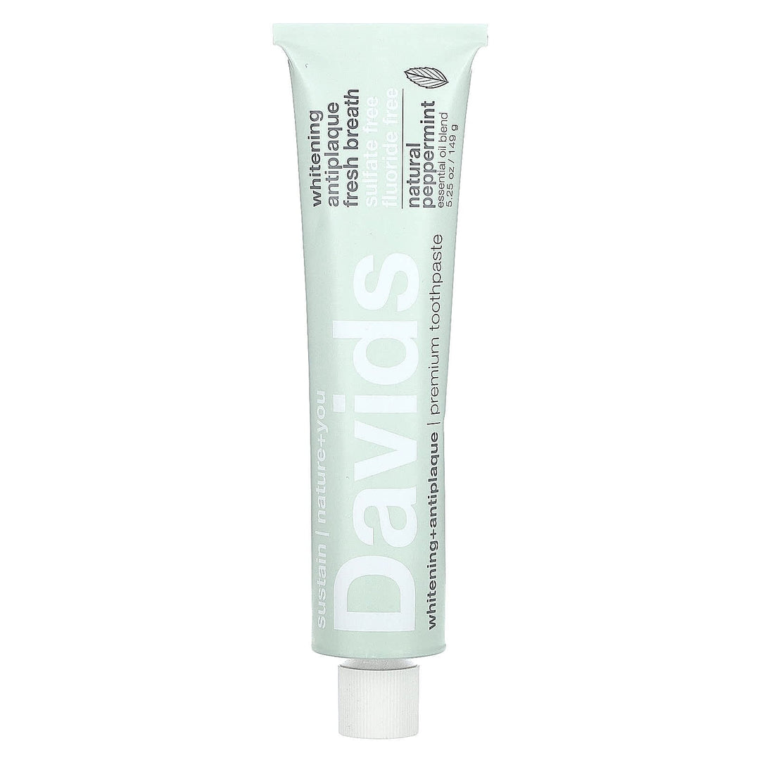 Davids Hydroxi Toothpaste Whitening and Antiplaque Peppermint | Mr Vitamins