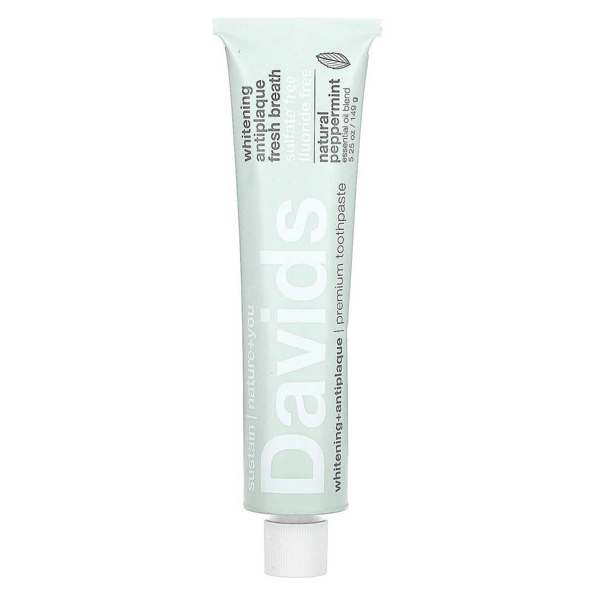 Davids Hydroxi Toothpaste Whitening and Antiplaque Peppermint | Mr Vitamins